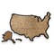 Detailed 50 State map with cities Puzzle - 18x13 Inches - 52 Piece Wood